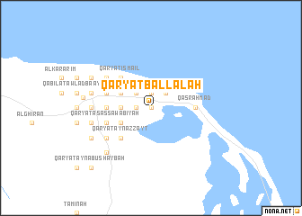 map of Qaryat Ballālah