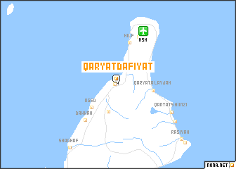 map of Qaryat Dafīyāt