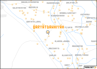 map of Qaryat Dawhīyah