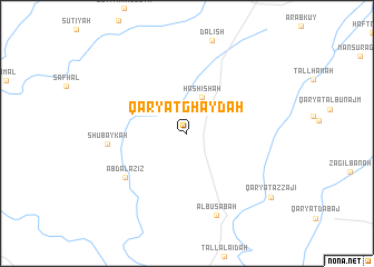 map of Qaryat Ghaydah