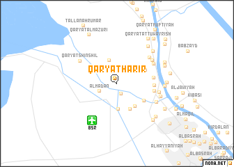 map of Qaryat Ḩarīr