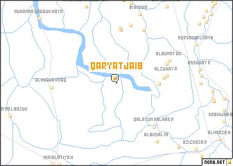 map of Qaryat Ja‘ib