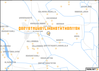 map of Qaryat Muwayliḩah ath Thānīyah