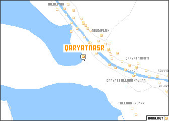 map of Qaryat Naşr