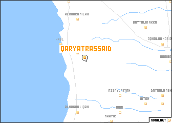 map of Qaryat Ra\