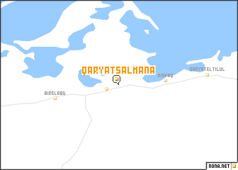 map of Qaryat Salmâna