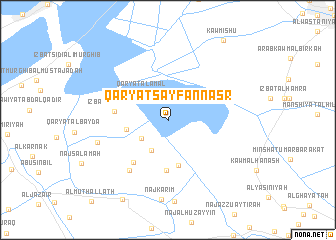map of Qaryat Sayf an Naşr