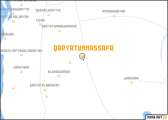 map of Qaryat Umm aş Şafāʼ
