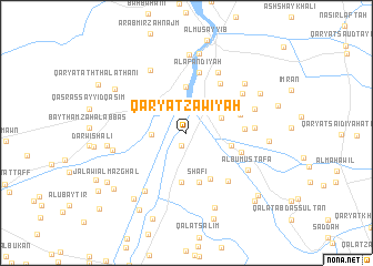 map of Qaryat Zawīyah