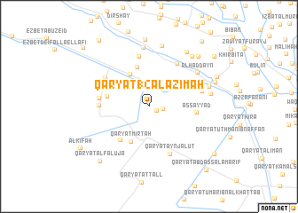 map of Qaryat 12 al ‘Azīmah