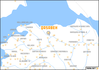 map of Qaşabeh