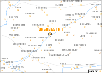 map of Qaşabestān