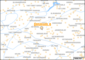 map of Qasāīwāla