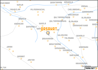 map of Qasāwat