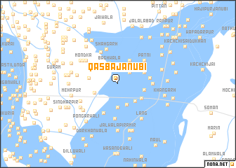 map of Qasba Janūbi