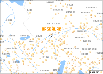 map of Qasba Lār