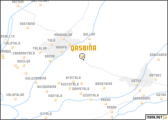 map of Qasbinǝ