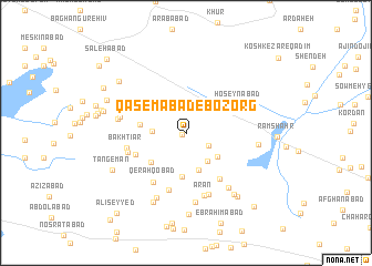 map of Qāsemābād-e Bozorg