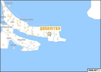 map of Qāsemīyeh