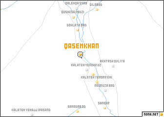 map of Qāsem Khān