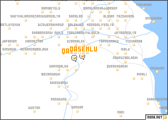 map of Qāsemlū