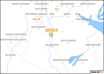 map of Qāsem