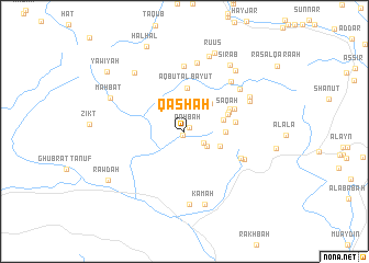 map of Qāshah