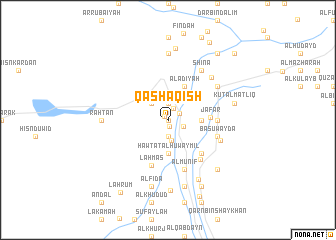 map of Qashāqish