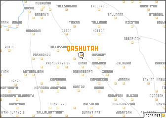 map of Qāshūţah