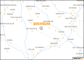 map of Qāsim Āghā