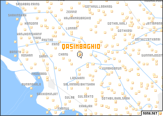 map of Qāsim Baghio