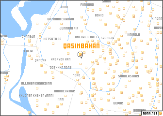 map of Qāsim Bahan