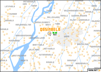 map of Qāsim Bela