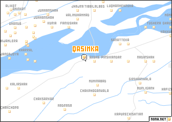 map of Qāsimka