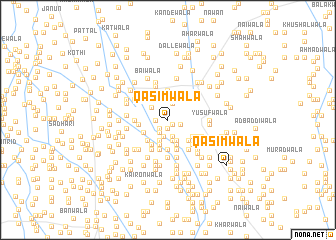 map of Qāsimwāla