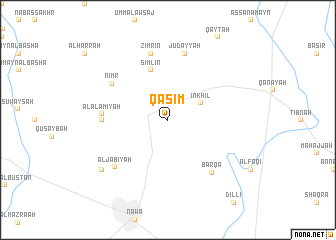 map of Qāsim