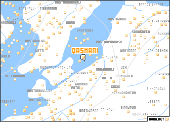 map of Qasmāni