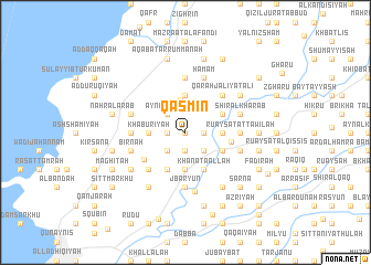 map of Qasmīn