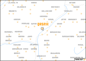 map of Qaşrīk