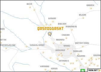 map of Qaşr od Dasht