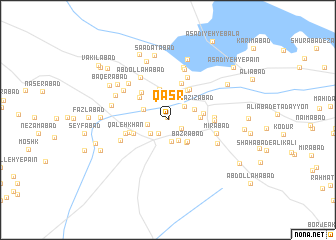 map of Qaşr