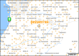 map of Qassānīyah