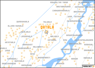map of Qatāla