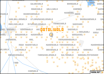 map of Qatālīwāla
