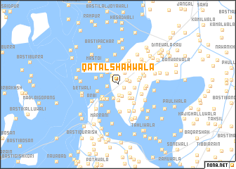 map of Qātal Shāhwāla