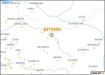 map of Qaţamah