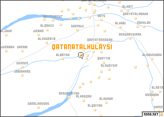 map of Qaţanat al Ḩulayşī
