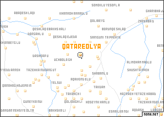 map of Qaţār-e ‘Olyā