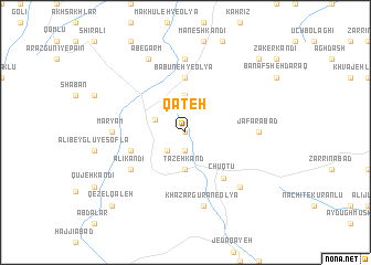 map of Qaţ‘eh