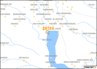 map of Qaţ‘eh